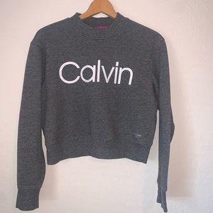 NWOT Calvin Klein Performance crop sweatshirt